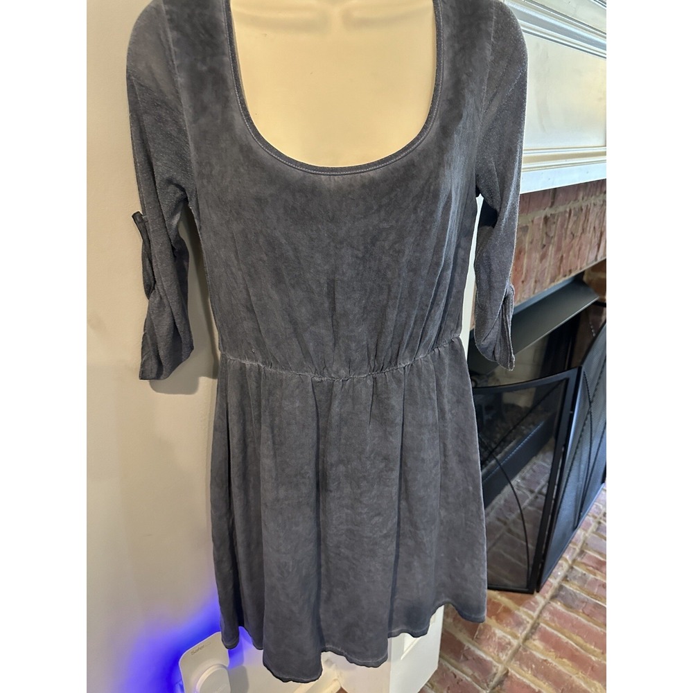 Altar'd State Womens Blue Gray Tissue Lightweight Mini Dress AD143291 Medium